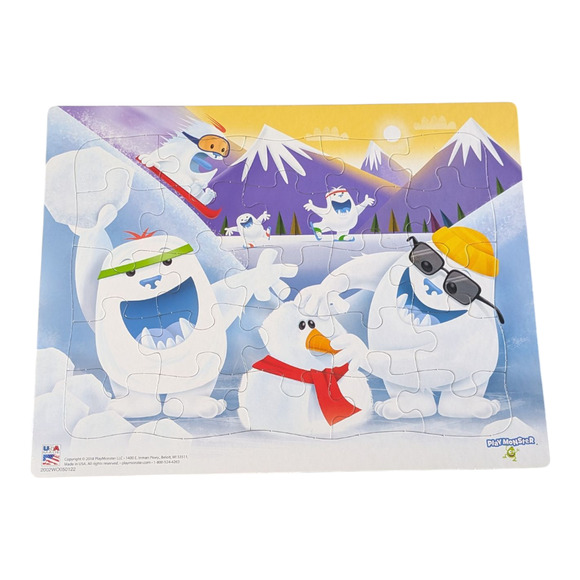 Puzzles - For Kids - 2PK-Well Cared for Cat and Dog Pet Store & Snowman at Play - Picture 3 of 3